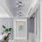 Janyia 1 - Light 10.23" Unique/Statement Geometric LED Semi Flush Mount-1500711386