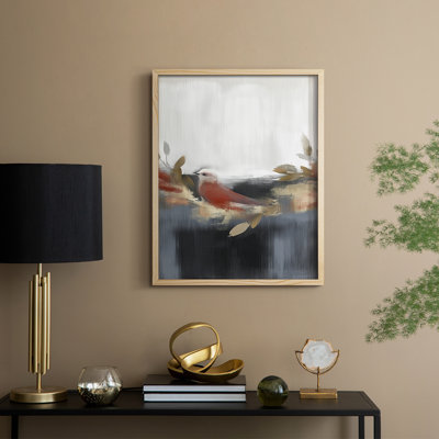 «Christmas Holiday Art CCXII», reproduction encadrée - bois massif
