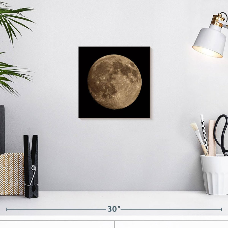 Oberle Moon Detail II, 10" H x 10" W