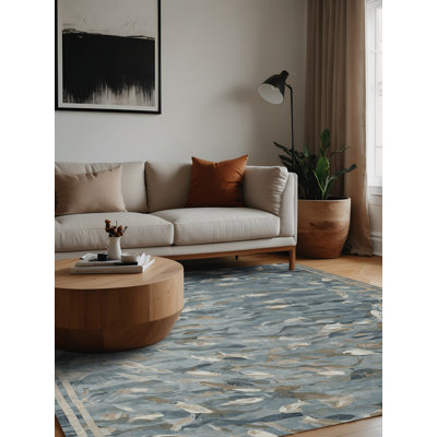 Machine Washable Gray Area Rug