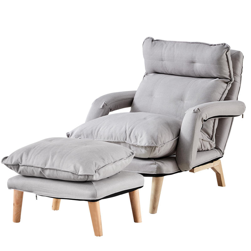 Hamall 60cm Wide Zero Gravity Recliner, Grey