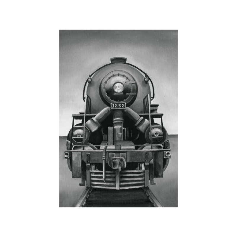 Vintage Train by Ethan Harper - Wrapped Canvas Print, 152.5 cm H x 101.5 cm W