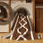 Machine Washable Trellis Brown Area Rug-627913914