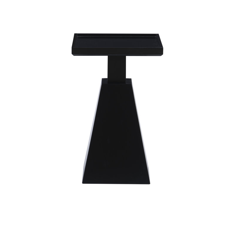 Ivaylo Tray Top End Table, Black