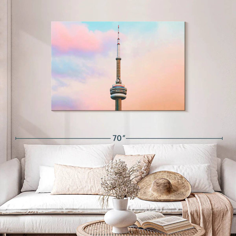 Lilie CN Tower, 30" H x 45" W