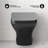 Carre Wall-Hung Toilet Bundle 0.8/1.6 GPF Dual Flush With Flush Plate-108927921