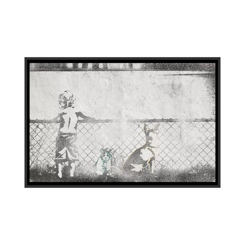5by5collective Enjoying the Breeze - Reproduction de dessin sur toile tendue, H 18 po x l 26 po x P 1,5 po, Pas de tapis