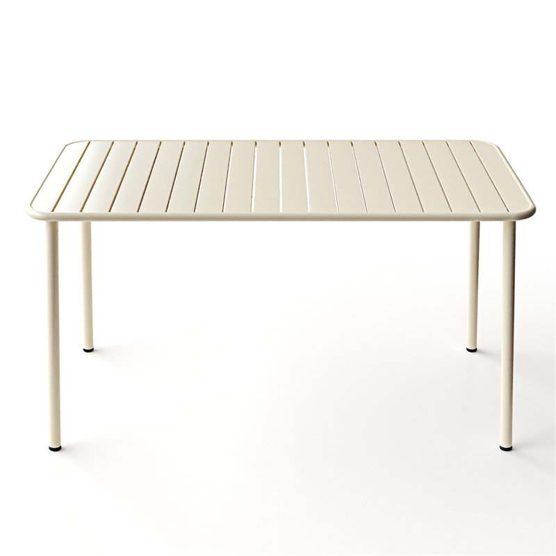 Table basse d'extérieur, Blanc
