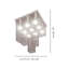Tubes Ceiling Lamp 9 White Glossy Matt Nickel E26 Ul-34065708