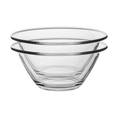 Mr Chef Glass Nesting Mixing Bowls