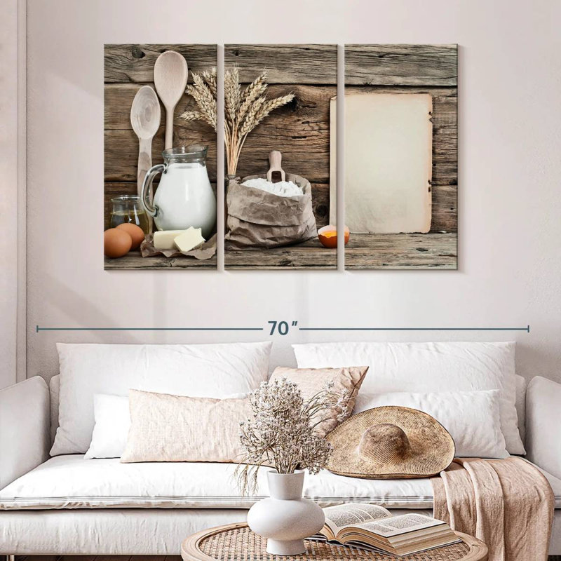 Senne Rustic Baking, 32" H x 50" W