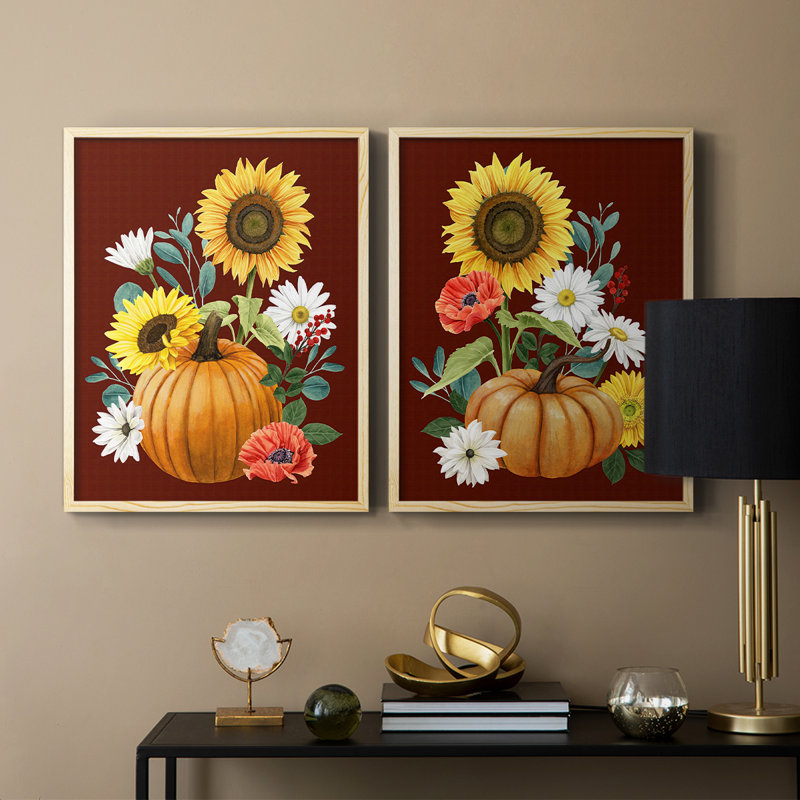 «Beautiful Fall I», reproduction encadrée de qualité supérieure - prête à être accrochée - aucun clou requis - aucun clou requis