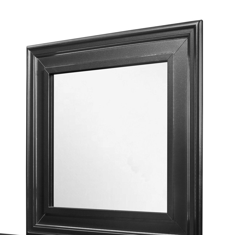 CROCODILE METALLIC GREY MIRROR