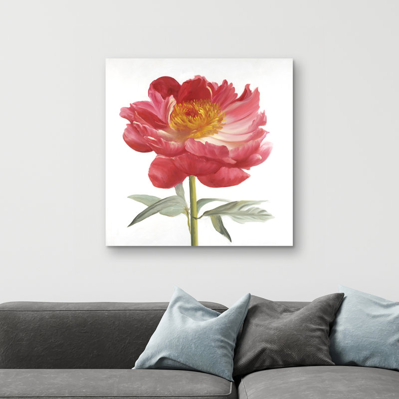 peony - 32"x32" art on canvas