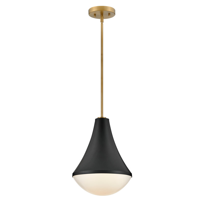 Candace 1 - Light Dome Pendant, Black