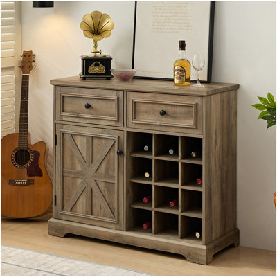 Armoire à vin avec 2 tiroirs Farmhouse