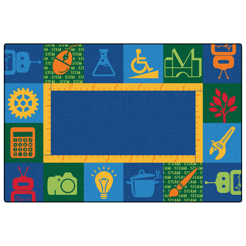 Rectangle Machine Tufted Nylon Rug