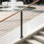 2Pcs Slope Cable Railing Posts, Cable Railing Post for 25-40 Degrees Slope-137996031