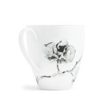 Black Orchid Porcelain Coffee Mug