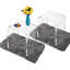 Ensemble de tables de bout Jozelyn