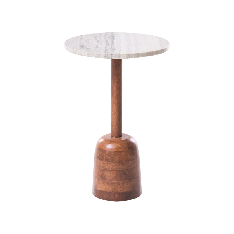 Pedestal End Table