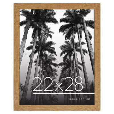 Signature Poster Frame Composite Wood and Plexiglass Cover Hanging Hardware included