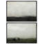 Minimal Landscape - Paysage abstrait vert foncé Moody 2 pièces-100136413-100136409
