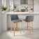 Brodin Swivel Upholstered Counter Stool