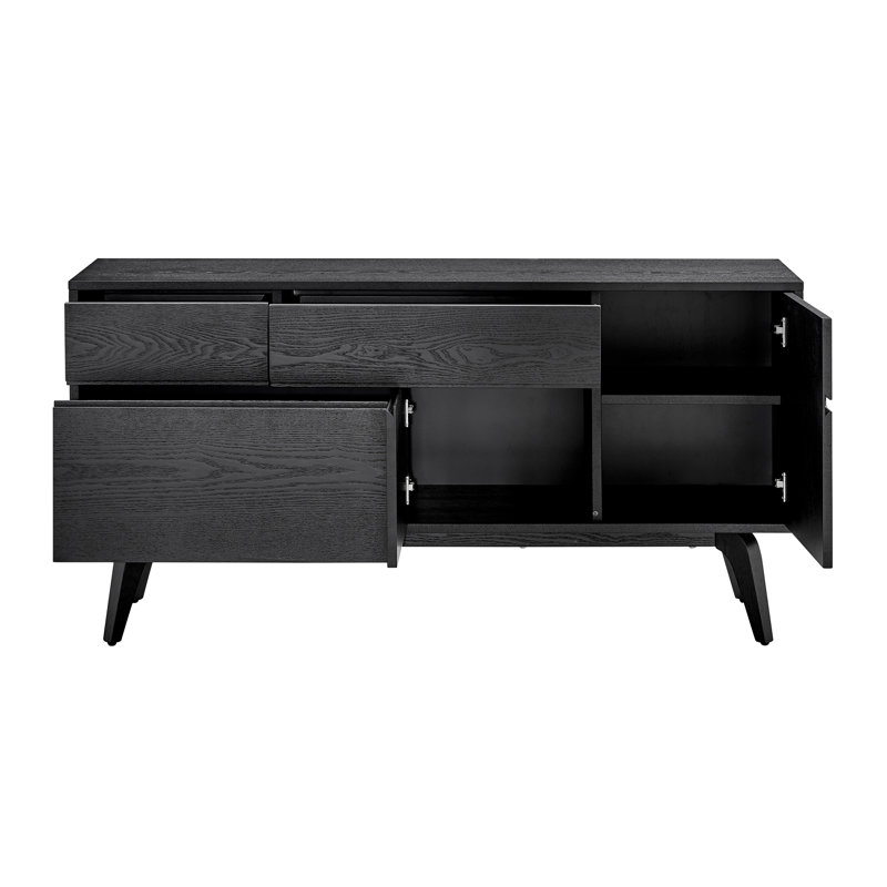 Quesinberry 59'' Sideboard, Black