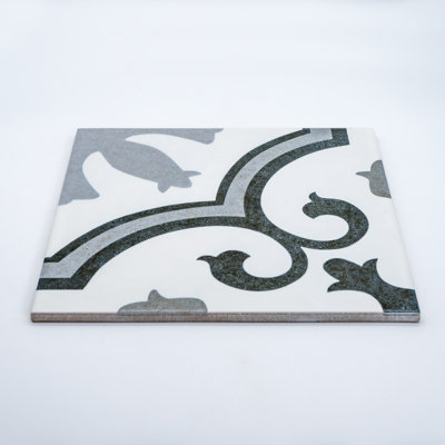 Palma 10" x 10" Ceramic Patterned Wall & Floor Tile