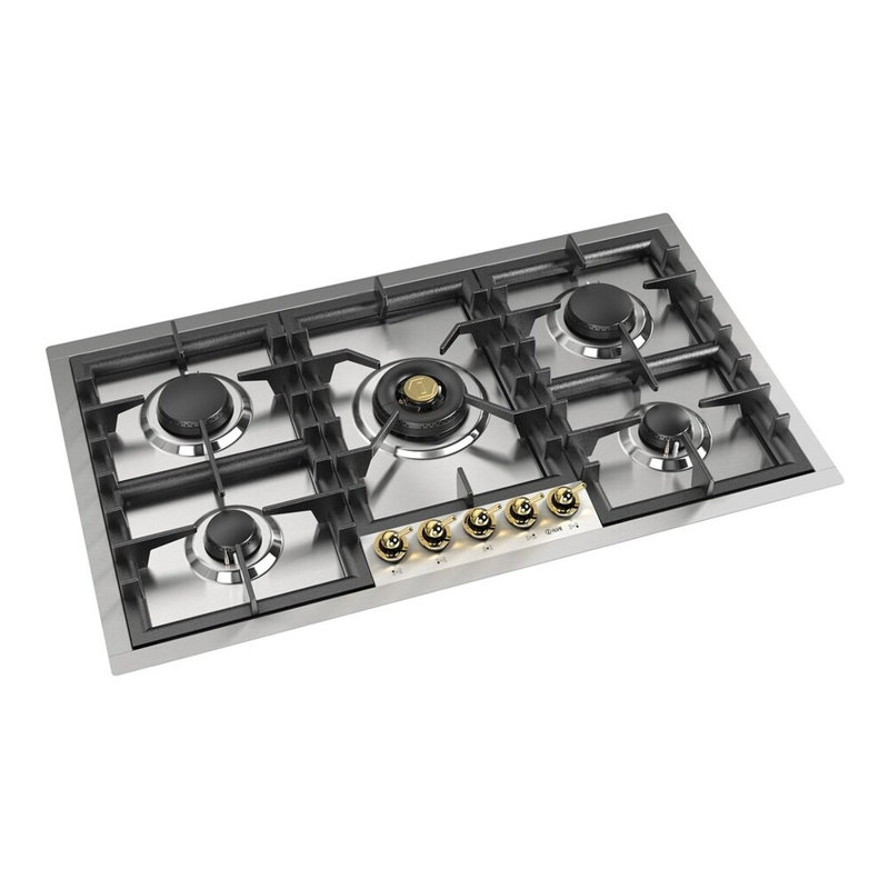 Plaque de cuisson au gaz 36 pouces avec 5 brûleurs scellés ILVE Nostalgie II Series, Propane liquide