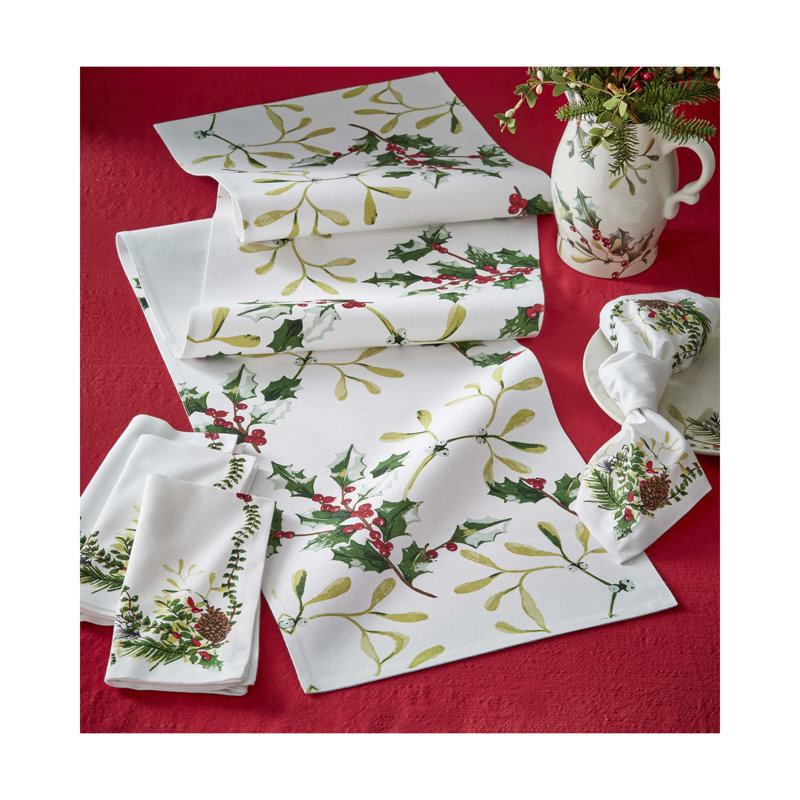 Winter Sprig Napkin S/4