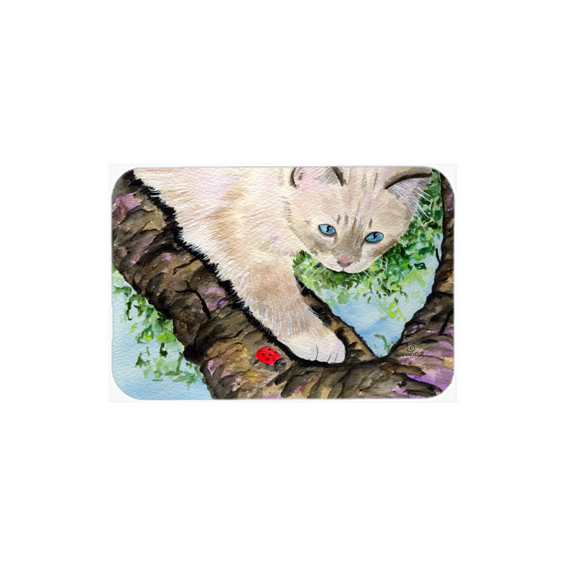 Caroline's Treasures Birman Cat Glass Cutting Board