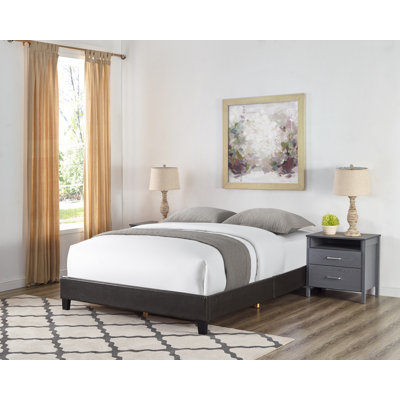 Leela Vegan Leather Bed