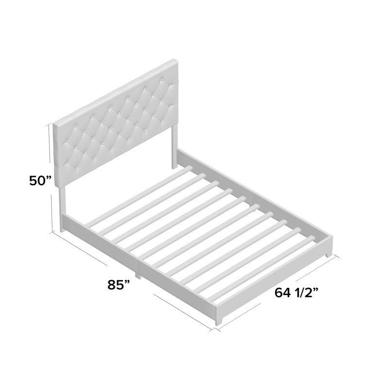 Gaozong Upholstered Standard Bed, Queen, Black