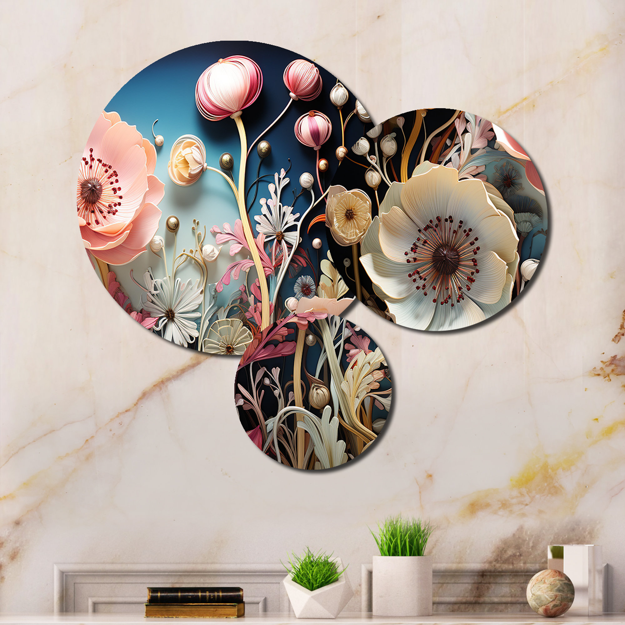 Bungalow Rose Wall Decor on Metal Wayfair