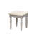 Transitional Style 1Pc Vanity W/ Stool Set Knob Handles Storage Drawers 3-Sidded Mirror Silver Finish Bedroom Furniture-33179452