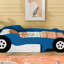 Full Size Race Car-Shaped Platform Bed-55955340