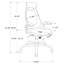 Chaise de bureau Chaneka-260968509