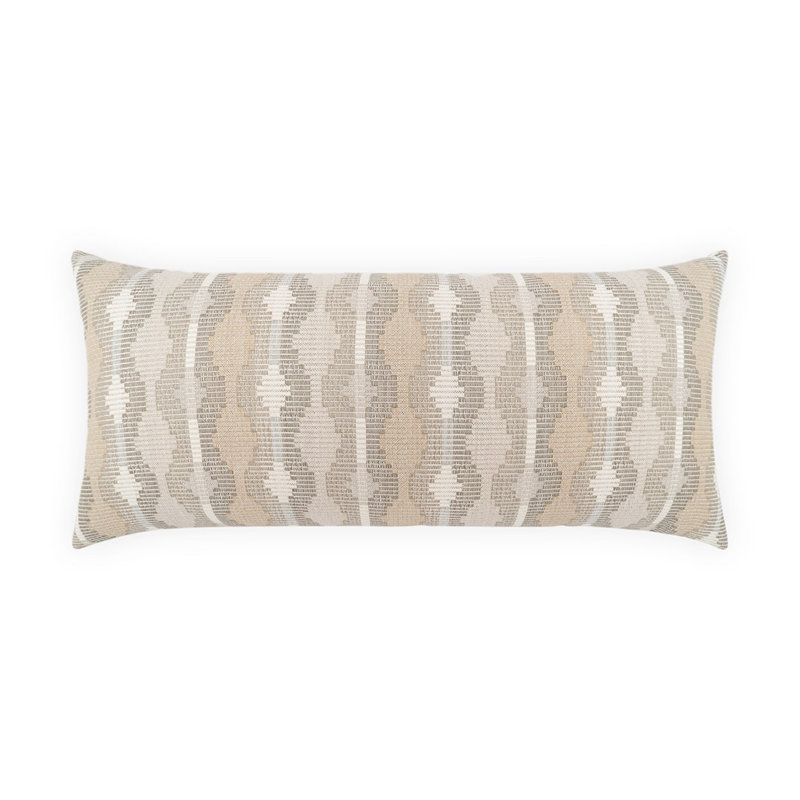 Beckon Throw Pillow, Dune, Rectangle 12"H x 24"W