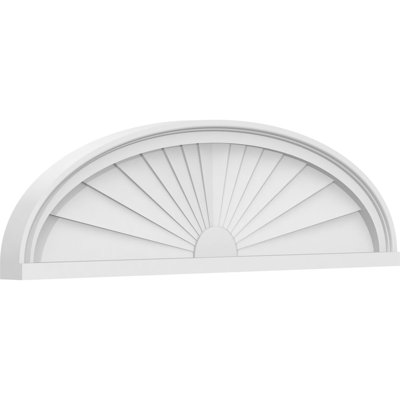 Fronton elliptique en PVC de qualité architecturale Sunburst
