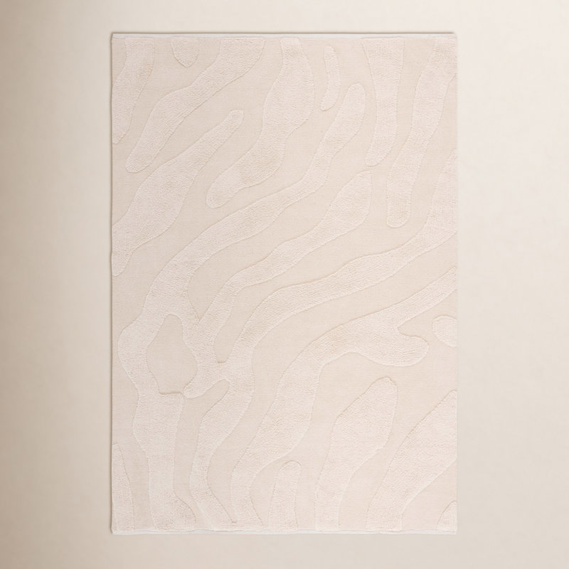 Moura Washable Abstract Indoor Rug, Rectangle 4' x 6'