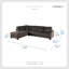 Canapé modulaire réversible 3 pièces avec méridienne-1762891397