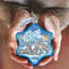 4'' Glass Holiday Shaped Ornament