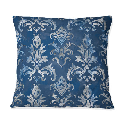 Glamour Damask II - Glam Throw Pillow
