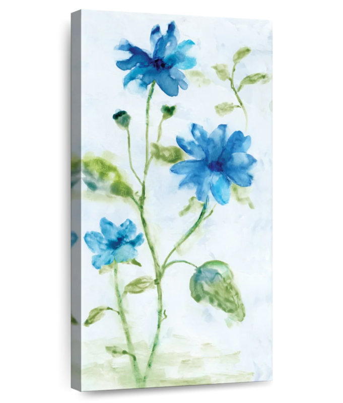 Blue Summer Silhouette I, 42" H x 21" W