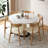White Round Sintered Stone Dining table-2100157194