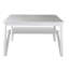 Ensemble de table et chaises de salle à manger 5 pièces, plateau en bois de pin blanc 43 pouces