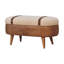 Boucle Upholstered Storage Bench