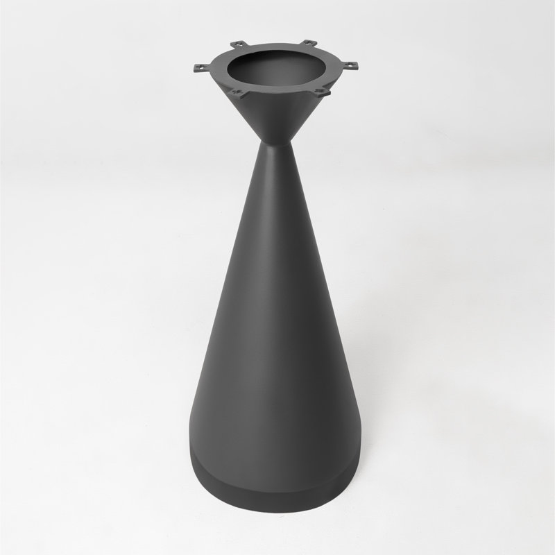 Flux Metal Dining Table Base, 28" H x 13.5" L x 13.5" W